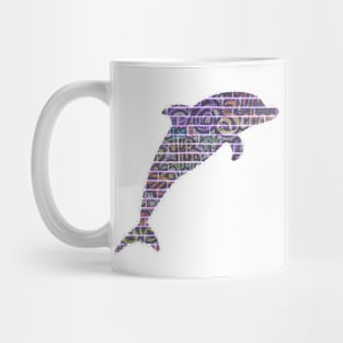 Graffiti Wall Dolphin Mug